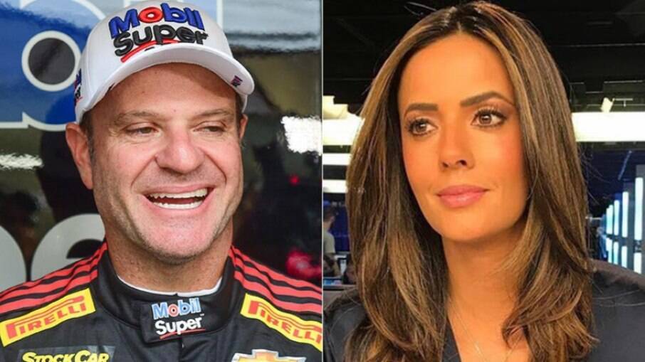 Rubinho Barrichello e Paloma Tocci 