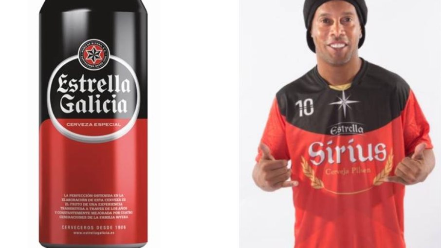 Ronaldinho Gaúcho foi garoto-propaganda da Estrella Sirius