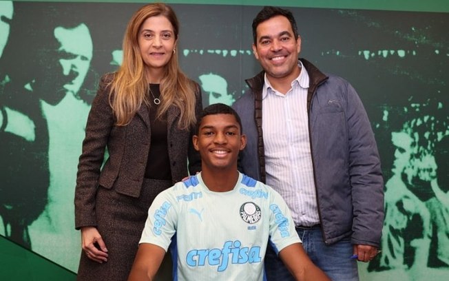 Depois de Endrick, Palmeiras assina contrato profissional com Luis Guilherme
