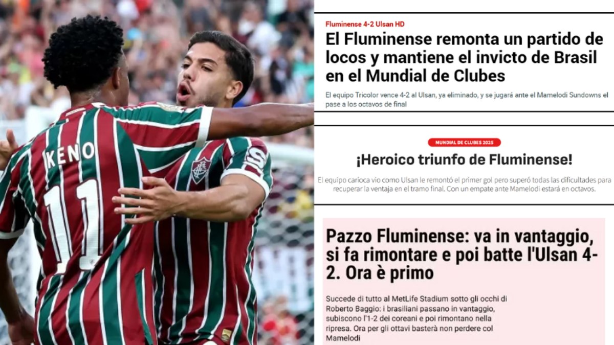 'Uma partida insana': vitória do Fluminense repercute na Europa