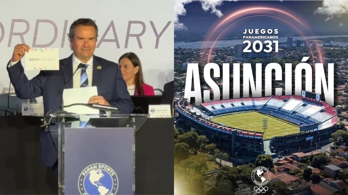 Assunção supera Rio-Niterói e será cidade sede do Pan de 2031