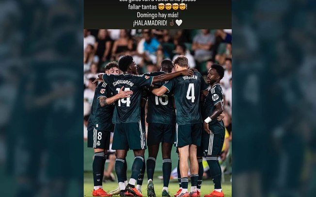 Vinicius Júnior vive mau momento no clube merengue