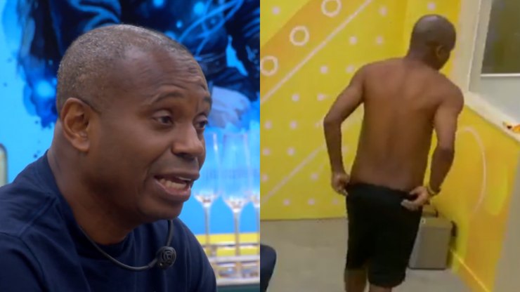 BBB 26: Edilson esquece das câmeras e acaba mostrando demais