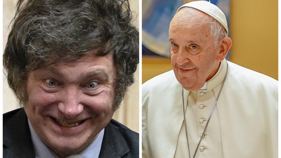 Javier Milei e Papa Francisco