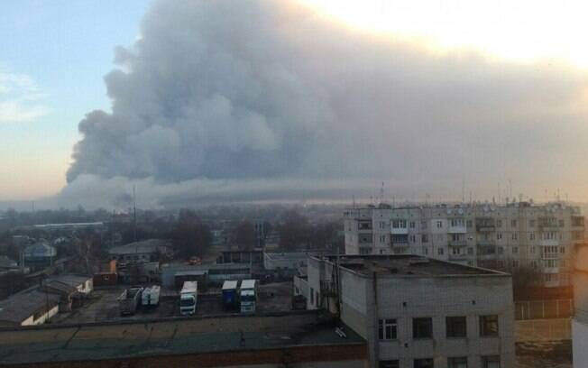 Segundo autoridades da Ucrânia, todas as pessoas a até 10 km de distância da base receberam ordem de evacuação