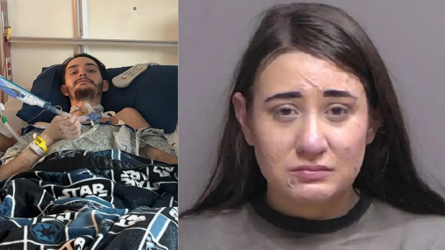 Após Daniel acordar do coma e acusar a namorada, Leigha foi presa Após Daniel acordar do coma e acusar a namorada, Leigha foi presa