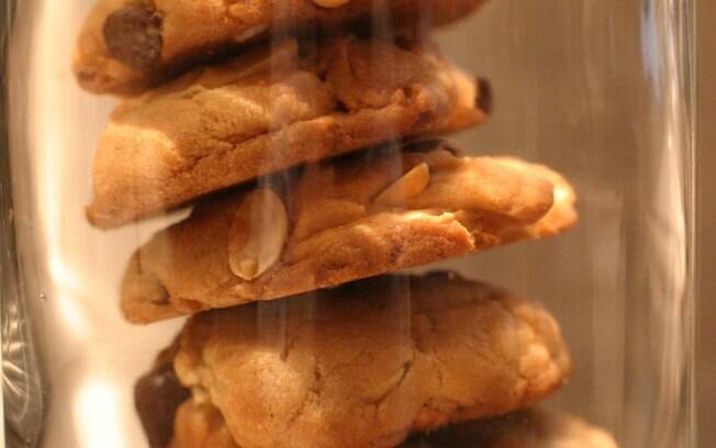 Foto da receita Cookies de chocolate pronta.