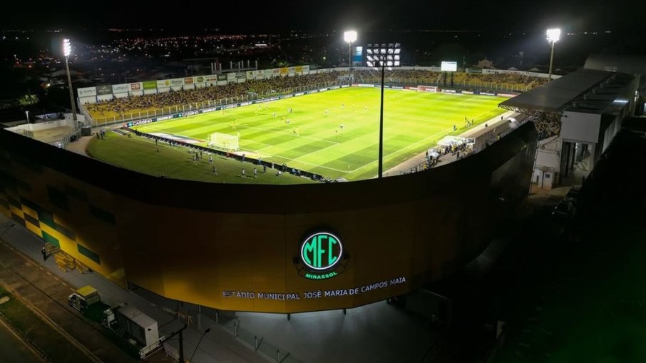 Estádio Maião, palco de Mirassol x Fluminense nesta quarta-feira (8) Estádio Maião, palco de Mirassol x Fluminense nesta quarta-feira (8)