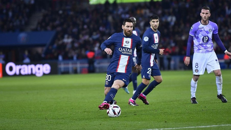 Messi é um dos astros do PSG