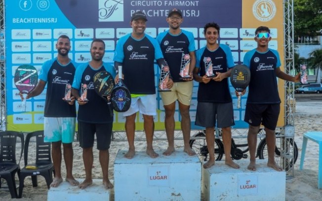Definidos os campeões da 1ª etapa do Circuito RJ de Beach Tennis na Praia de Copacabana