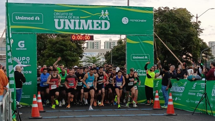 Circuito de Rua Unimed reúne 1,3 mil participantes em Araraquara