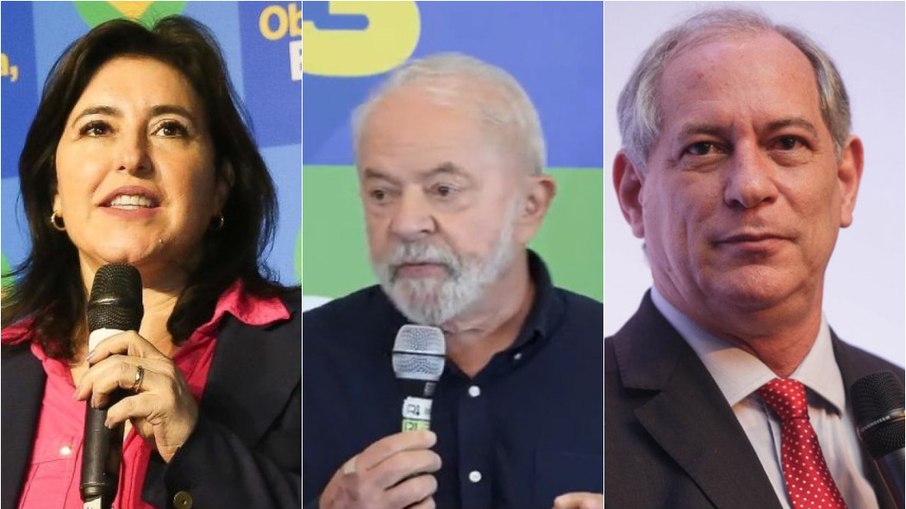 Simone Tebet e Ciro Gomes declararam apoio ao petista