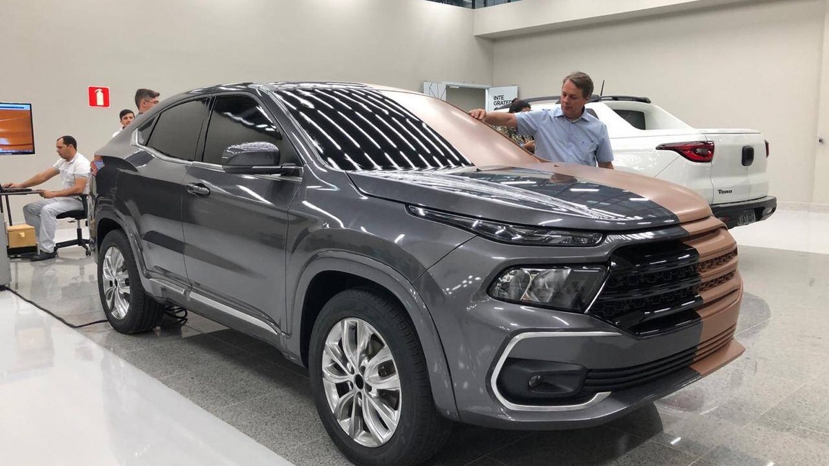 Esse é o segundo modelo conceitual Fiat Fastback, e o mais provável de antecipar o visual do SUV Esse é o segundo modelo conceitual Fiat Fastback, e o mais provável de antecipar o visual do SUV