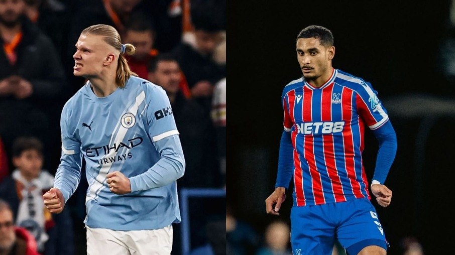 Haaland e Lacroix fazem embate em Manchester City x Crystal Palace