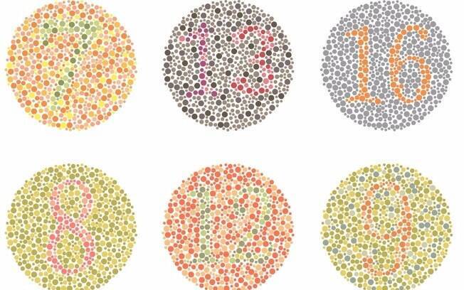 Não conseguir ler todos os números da imagem pode ser um sinal de que a pessoa é daltônica