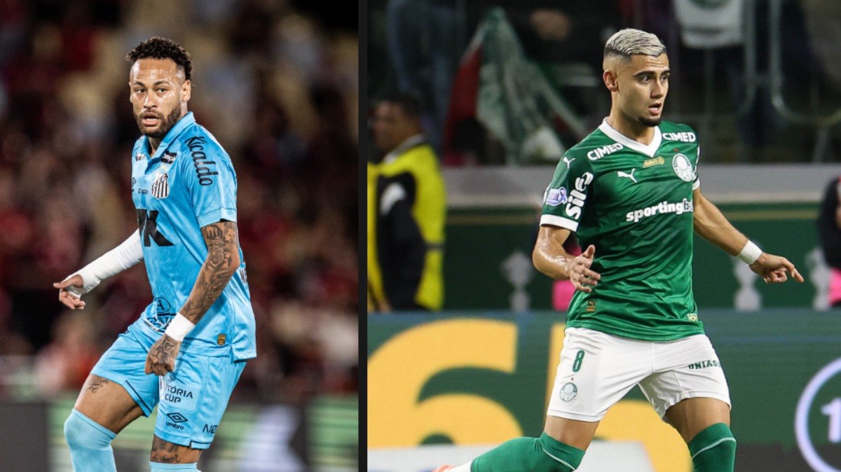 Palmeiras visita Santos em busca da liderança do Brasileirão