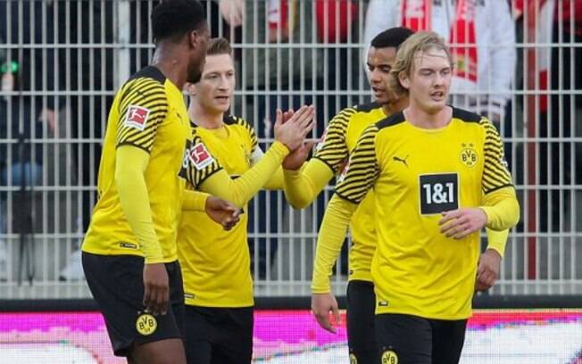 Reus marca duas vezes e Dortmund vence o Union Berlin na Bundesliga