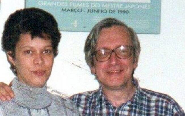 Heloísa na juventude com o pai, Olavo de Carvalho