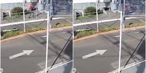 Vídeo: homem é flagrado agredindo ex-namorada em condomínio