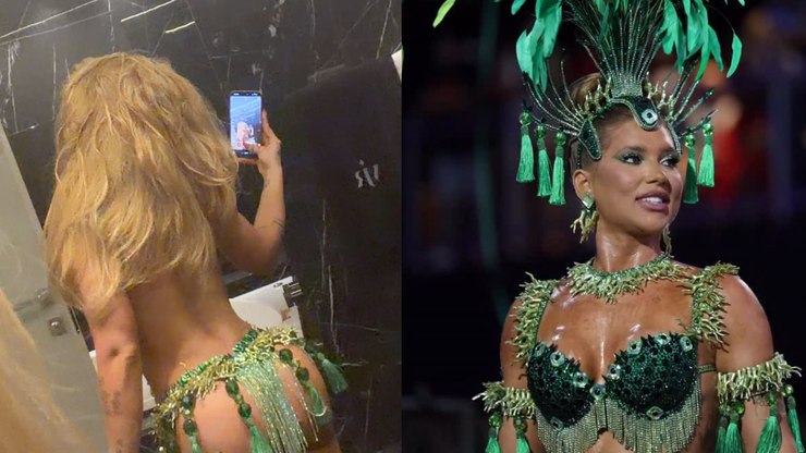 De topless, Virginia mostra perrengues após ensaio pré-carnaval