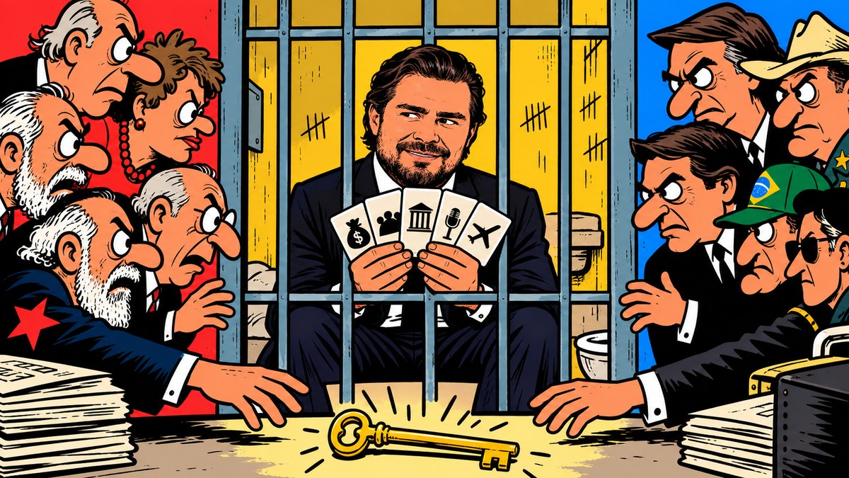 Daniel Vorcaro não tem lado. Tem cliente. E é ano de eleição - QTU Questões do Universo