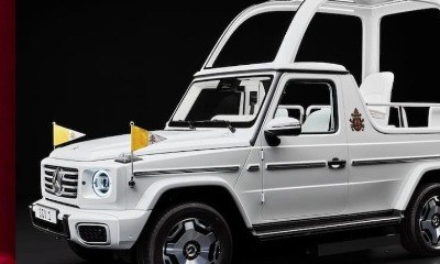 Veja como é o carro que será utilizado por Leão XIV