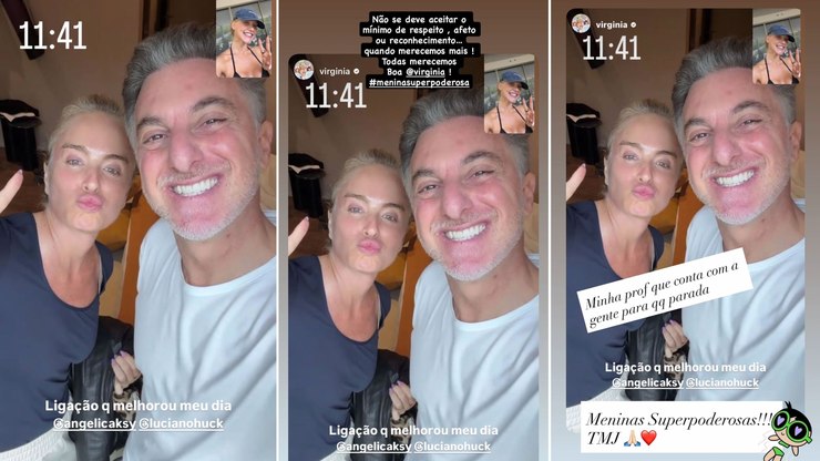 Angélica elogia Virginia após término com Vini Jr.