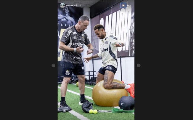 Neymar deve desfalcar o Santos por até dois meses