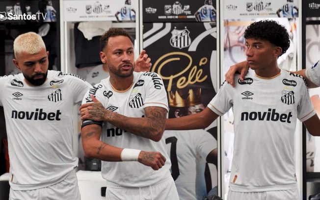 Santos em discurso no vestiário Santos em discurso no vestiário