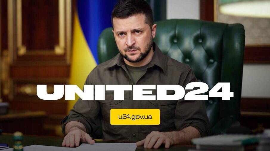 Governo da Ucrânia lança a United24, plataforma global de arrecadação de fundos para ajudar país na guerra contra a Rússia