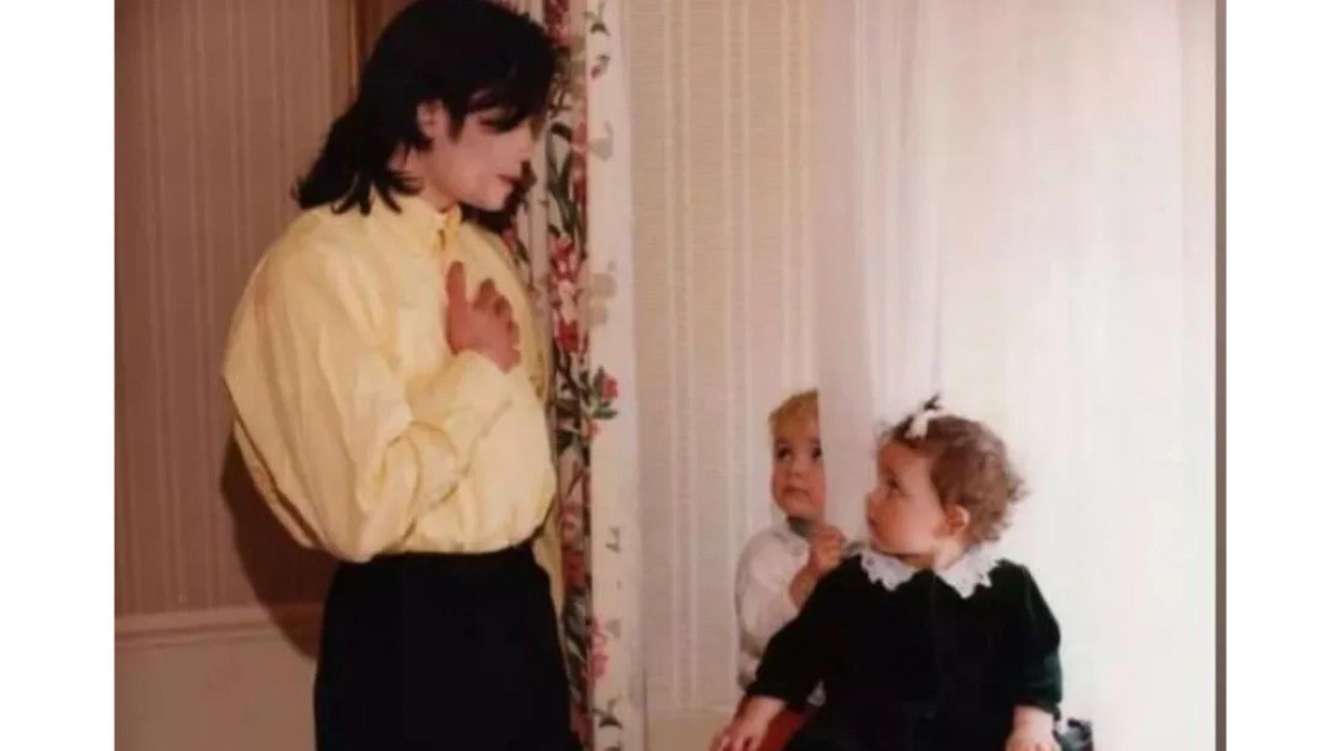Michael Jackson em foto postada pelo filho caçula do artista, Prince Jackson