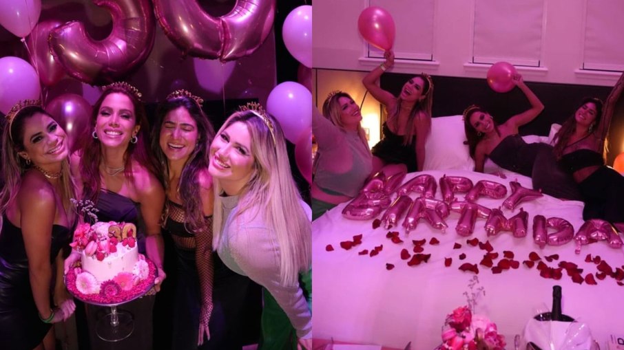 Anitta fez terceira festa de aniversário com Lexa e influenciadoras