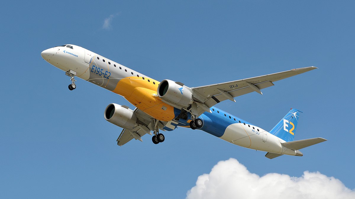 Jato E195-E2 da Embraer Jato E195-E2 da Embraer