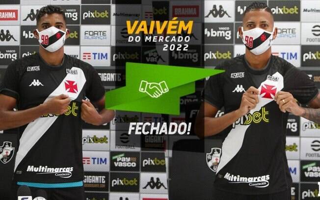 Vasco apresenta dois jogadores e acerta com mais um: confira saídas, chegadas e sondagens para 2022