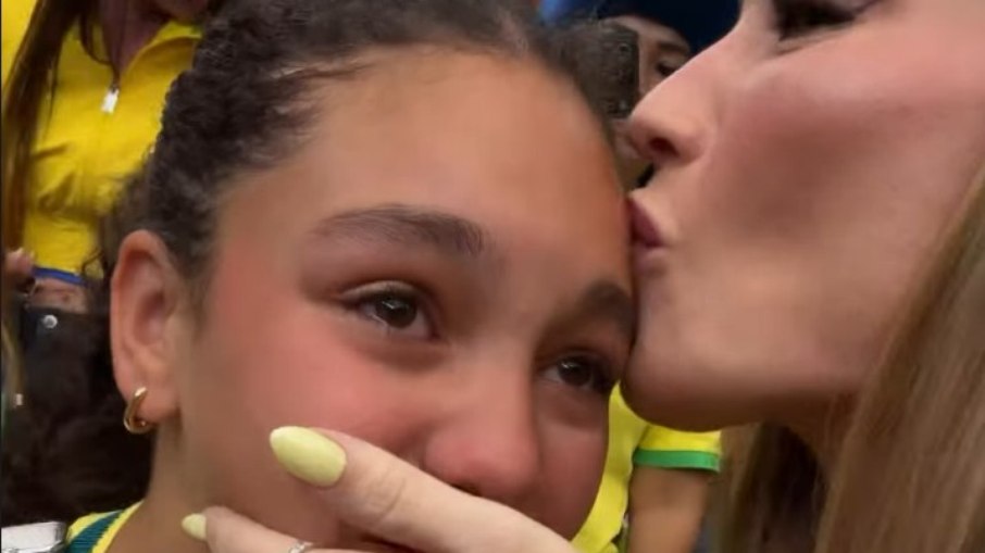 Emoção da filha de Casemiro 