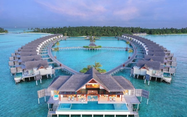 Conheça o resort de luxo dos famosos nas Maldivas
