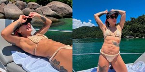 Priscilla Alcântara surpreende ao exibir abdômen definido; veja