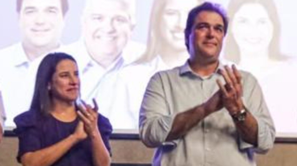 Raquel Lyra e Fred Loyo, seu indicado à presidência do PSDB em Pernambuco