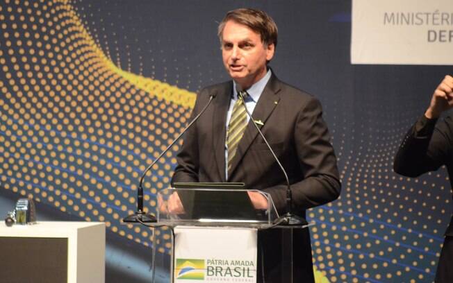Bolsonaro discurso durante evento de conclusão de submarino, no Rio de Janeiro