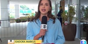 Repórter troca local de transmissão ao vivo por medo de assalto