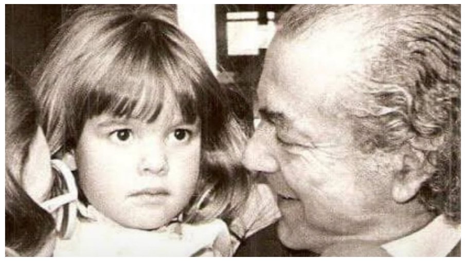 Juliana e o avô Leonel Brizola