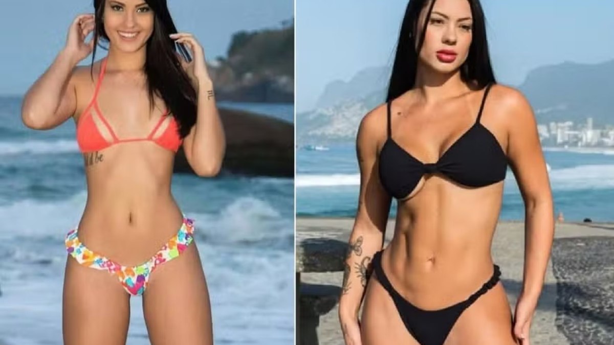 Antes e depois da Rayane