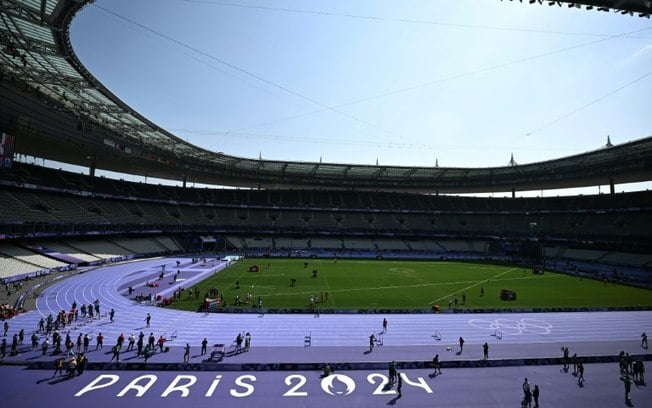 O Stade de France em Saint-Denis, em 1 de agosto de 2024