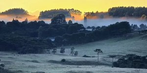 Terça-feira terá geada no Sul e alerta de temporais no Sudeste