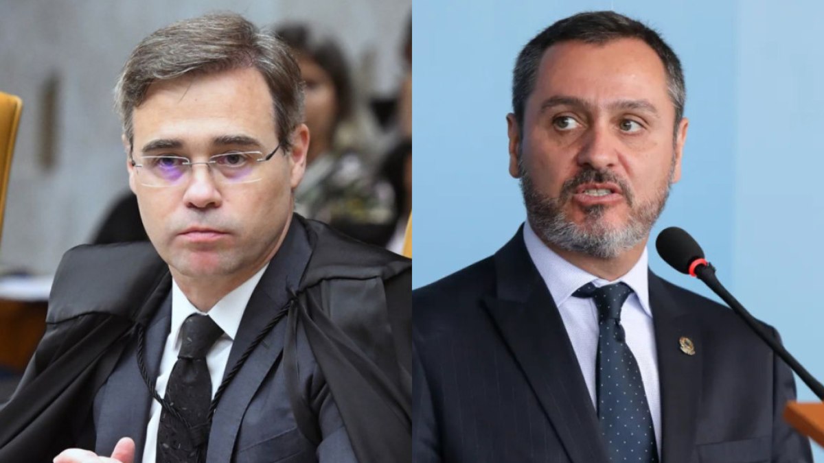 Ministro do STF André Mendonça e e diretor-geral da PF Andrei Rodrigues Ministro do STF André Mendonça e e diretor-geral da PF Andrei Rodrigues