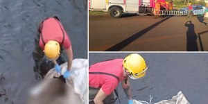 Possível cadáver em córrego mobiliza bombeiros em Jataí