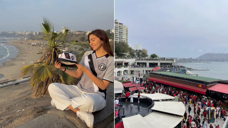 Peruana que torce para o Vasco desafia flamenguistas em Lima
