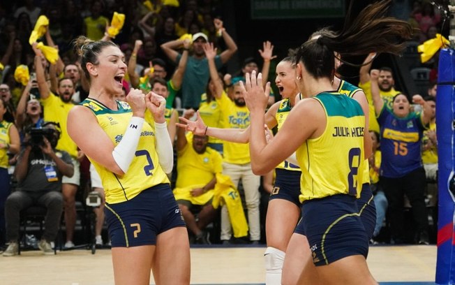 VNL: Brasil destrói tabu contra os EUA com vitória espetacular no clássico