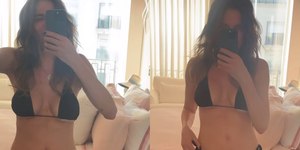 Luciana Gimenez ousa com biquíni no frio: "Não rolou'
