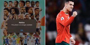 Fifa exclui post da Copa após polêmica com Cristiano Ronaldo